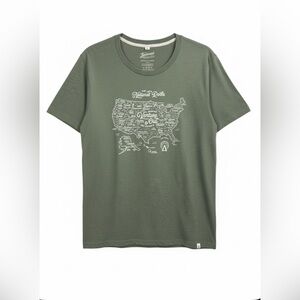 🌲The Landmark Project National Parks Map Tee